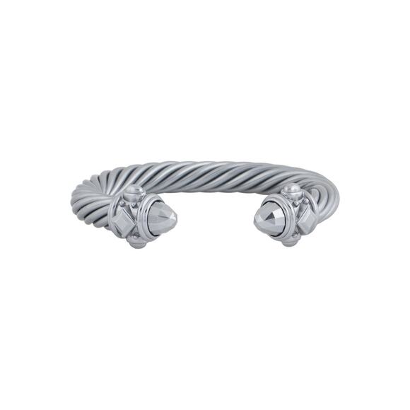 David Yurman Silver Aluminum Renaissance Cuff Bracelet - Picture 2 of 16